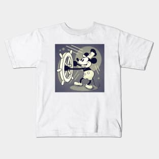 steamboat willie Kids T-Shirt